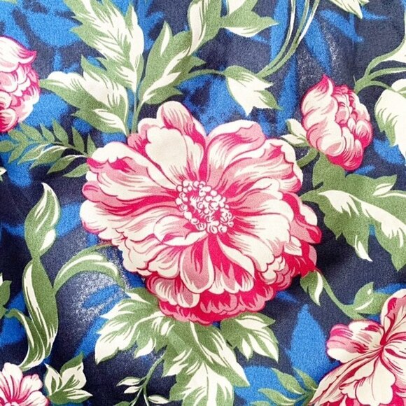 LOFT knee-length floral stretch skirt - Picture 3 of 8